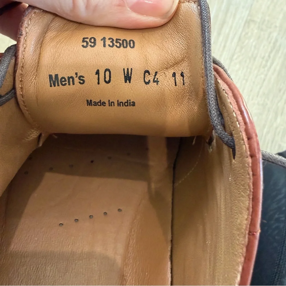 Johnston & Murphy Rich Brown Leather Derbys